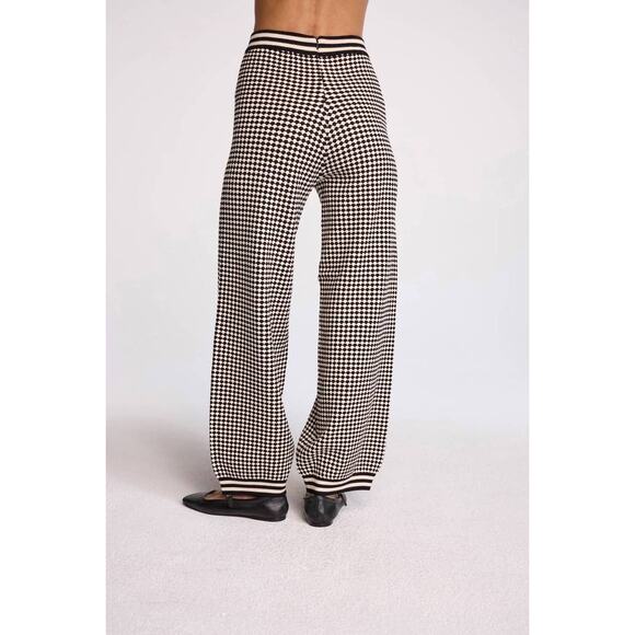 Sundays Jordan Wide Leg Pants in lack Cream L - Picture 3 of 4